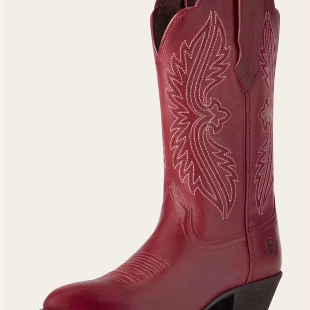 Red Ariat Cowboy Boots